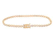 Jewellery - TENNIS BRACELET, 18K gold - View 2