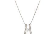 Jewellery, PENDANT WITH CHAIN, platinum, in auction: Lilla jewellery – Tuesday 10 February