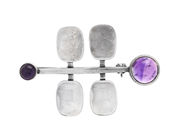 Jewellery, BROOCH, silver, in auction: General – Tuesday 17 February