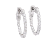 Jewellery - EARRINGS, 18K white gold - View 1