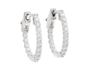 Jewellery - EARRINGS, 18K white gold - View 1