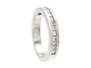 Jewellery - ETERNITY RING, 18K white gold - View 1