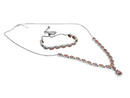Jewellery, JEWELLERY SET, necklace and bracelet, in auction: General – Tuesday 17 February
