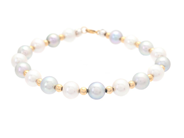 Jewellery, BRACELET, 18K gold/silver, in auction: Classic – Saturday 21 February