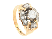 Jewellery - RING, 18K gold/white gold - View 1