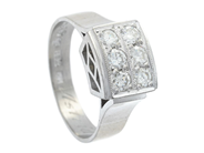 Jewellery, RING, 18K white gold, in auction: General – Tuesday 3 March