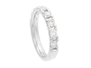 Jewellery - ETERNITY RING, 18K white gold - View 1