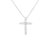 Jewellery - PENDANT WITH CHAIN, 18K white gold - View 1