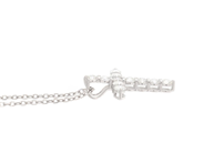 Jewellery - PENDANT WITH CHAIN, 18K white gold - View 2