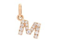 Jewellery - LETTER PENDANT, letter M - View 1