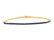 Jewellery, TENNIS BRACELET, 18K gold, in auction: Modern – Saturday 14 February