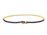 Jewellery - TENNIS BRACELET, 18K gold - View 2