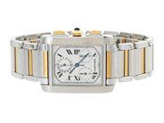 Watches, CARTIER, Tank Francaise, in auction: Watches – Saturday 28 February