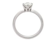 Jewellery - SOLITAIRE RING, 18K white gold - View 2
