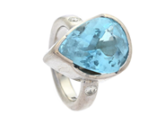 Jewellery - RING, 18K white gold - View 1