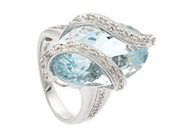 Jewellery - RING, 18K white gold - View 1