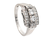 Jewellery - RING, 18K white gold - View 1