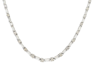 Jewellery, NECKLACE, 18K white gold, in auction: Valentine – Saturday 7 February