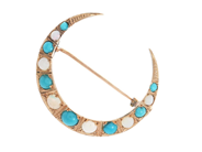 Jewellery - BROOCH, crescent - View 1