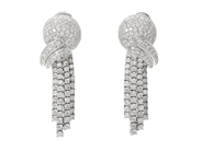 Jewellery, EARRINGS, 18K white gold, in auction: Classic – Saturday 25 April