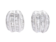 Jewellery - EARRINGS, 18K white gold - View 1