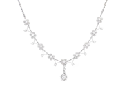 Jewellery, NECKLACE, 18K white gold, in auction: Valentine – Saturday 7 February