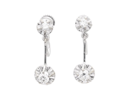 Jewellery - EARRINGS, 18K white gold - View 1