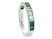 Jewellery, RING, 18K white gold, in auction: Lilla jewellery – Tuesday 24 February