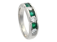 Jewellery, ETERNITY RING, platinum, in auction: Valentine – Saturday 7 February