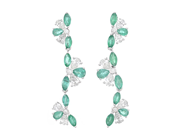 Jewellery - EARRINGS, 18K white gold - View 1