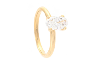 Jewellery - SOLITAIRE RING, 18K gold - View 1