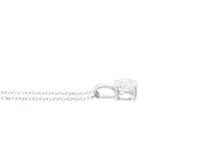 Jewellery - SOLITAIRE PENDANT, 18K white gold - View 2