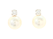 Jewellery, PEARL EARRINGS, 18K white gold, in auction: Lilla jewellery – Tuesday 10 February