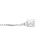 Jewellery - SOLITAIRE NECKLACE, 18K white gold - View 2