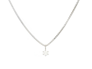 Jewellery - PENDANT WITH CHAIN, 18K white gold - View 1