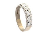 Jewellery - ETERNITY RING, 18K white gold - View 1