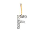 Jewellery - LETTER PENDANT, letter F - View 1