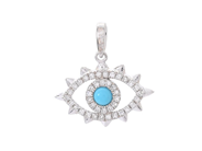 Jewellery - PENDANT, 18K white gold - View 1