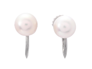 Jewellery - PEARL EARRINGS, 18K white gold - View 1