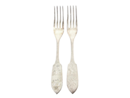 Silverware, CUTLERY, 2 items forks, in auction: General – Tuesday 31 March