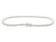 Jewellery - TENNIS BRACELET, 18K white gold - View 2