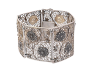 Jewellery, BRACELET, silver, in auction: General – Tuesday 3 March