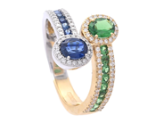 Jewellery - RING, 18K gold/white gold - View 1