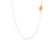 Jewellery, PEARL NECKLACE, cultured pearls 6,5 mm, in auction: Lilla jewellery – Tuesday 24 February