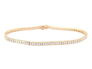 Jewellery - TENNIS BRACELET, 18K gold - View 1
