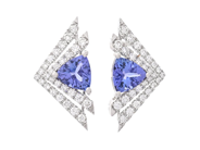 Jewellery - EARRINGS, 18K white gold - View 1