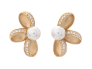 Jewellery - PEARL EARRINGS, 18K gold - View 1