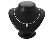 Jewellery - PENDANT WITH CHAIN, 18K white gold - View 2