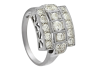 Jewellery - RING, 18K white gold - View 1