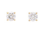 Jewellery - SOLITAIRE EARRINGS, 18K gold - View 1